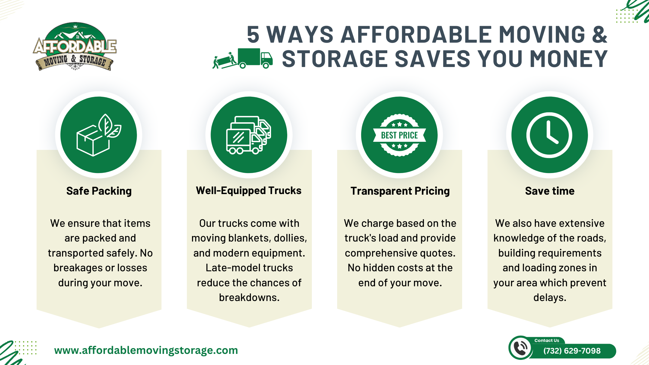5 ways affordable moving and storage can save you money