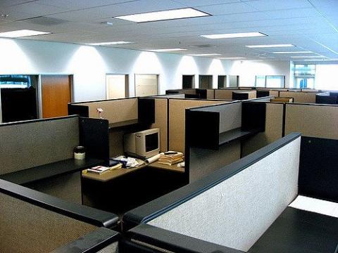 Commercial space with all office types of equipment